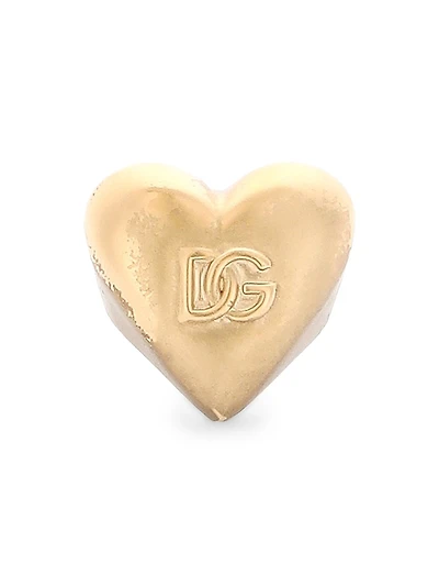 Goldtone Monogram Heart Ring