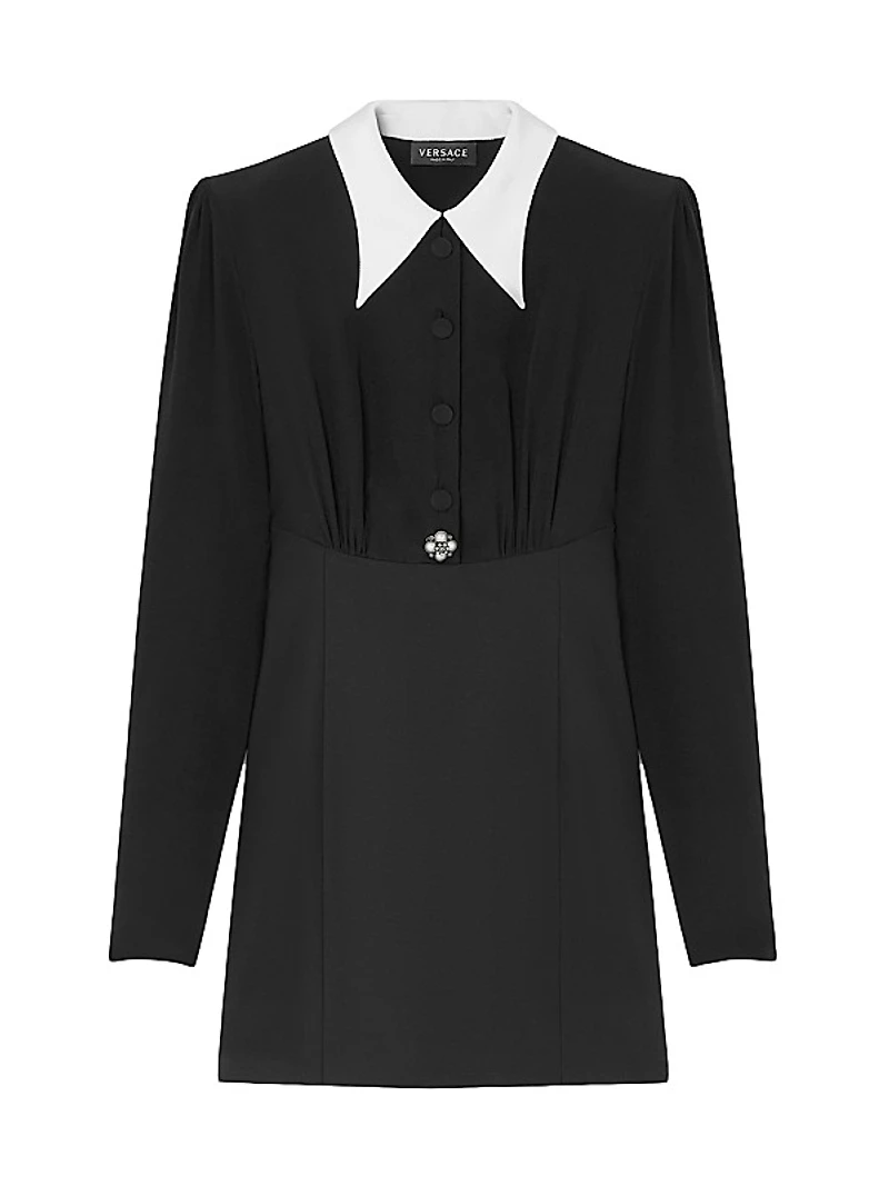 Silk Crepe De Chine Cocktail Dress