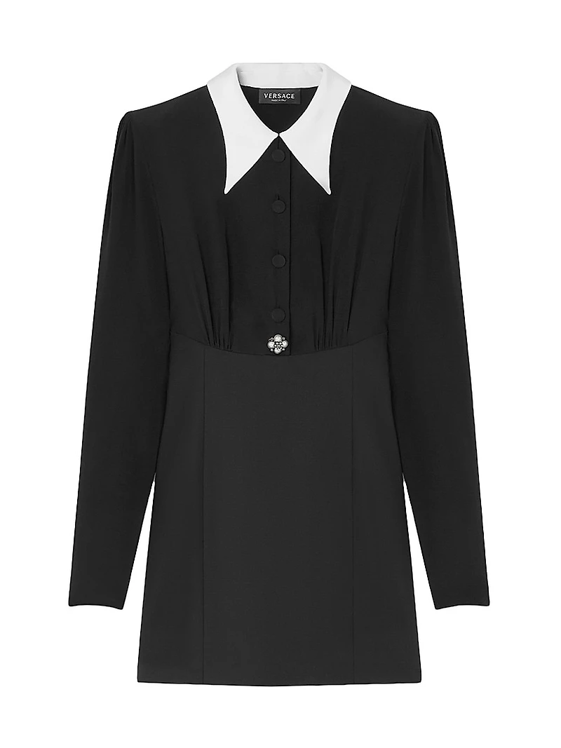 Silk Crepe De Chine Cocktail Dress