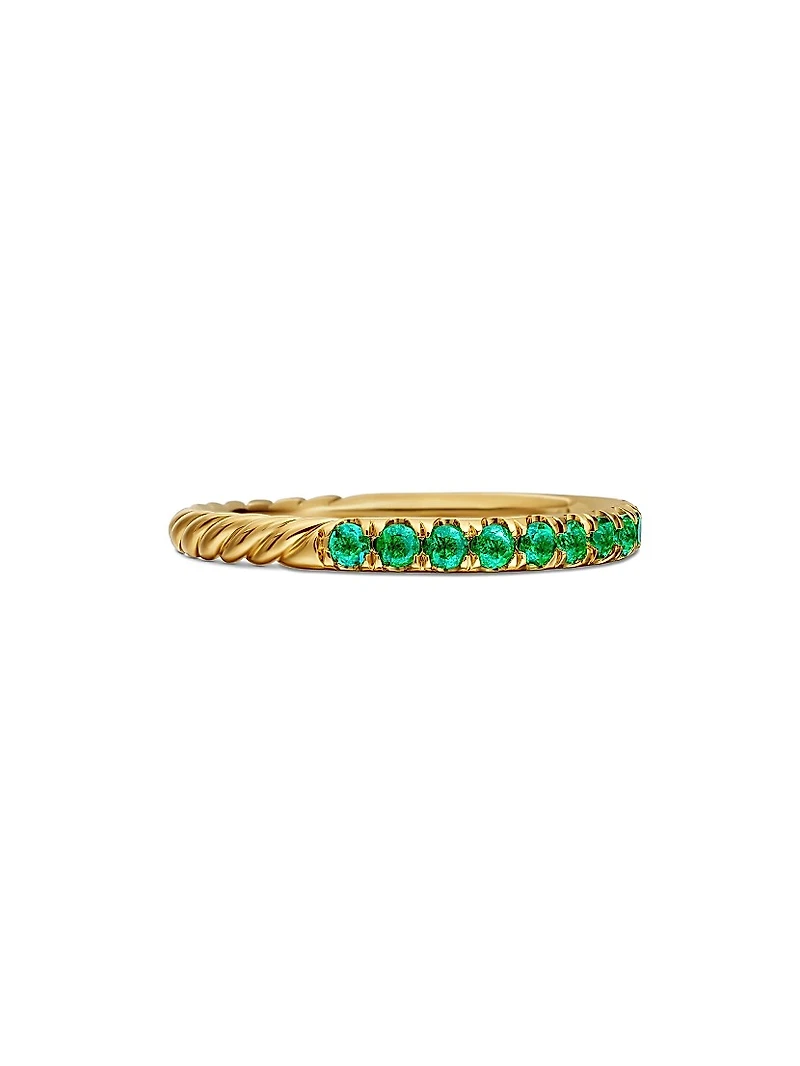 Cable Collectibles Stack Ring 18K Yellow Gold