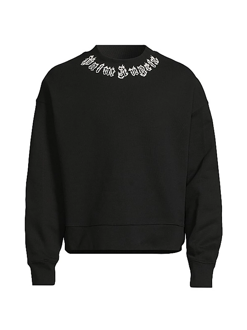 Neck Logo Crewneck Sweatshirt