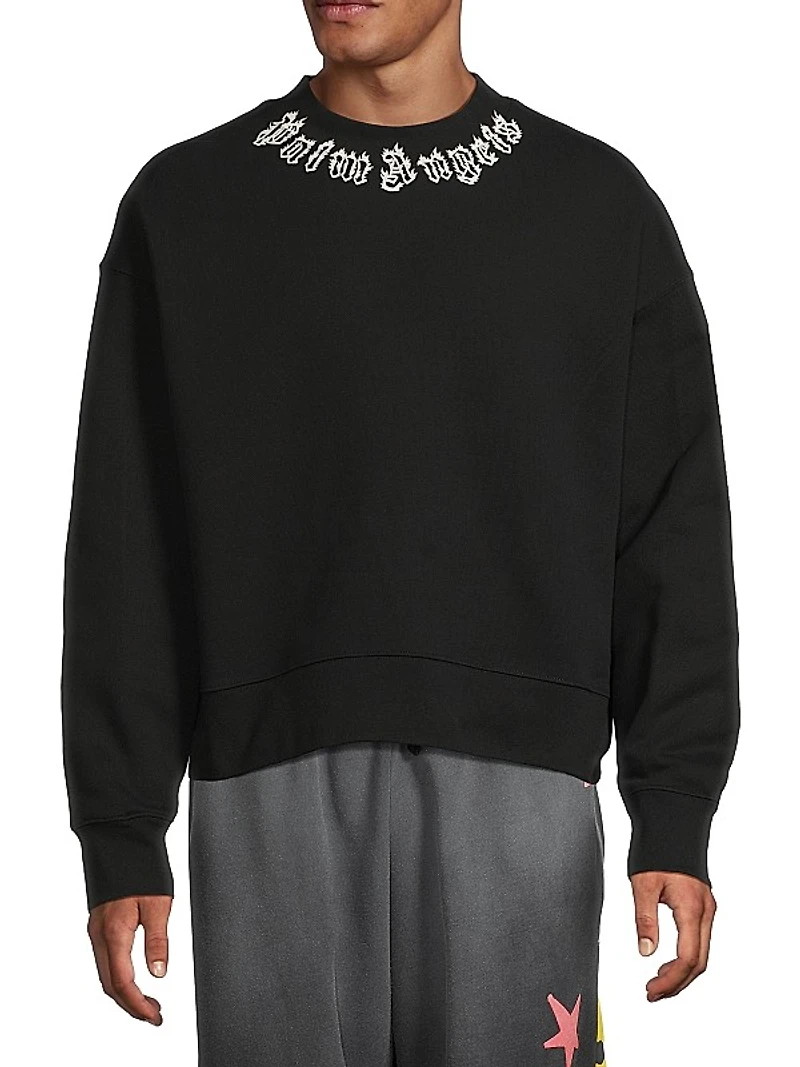 Neck Logo Crewneck Sweatshirt