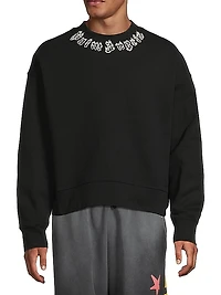 Neck Logo Crewneck Sweatshirt
