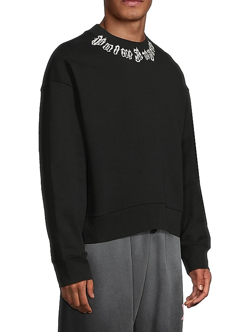Neck Logo Crewneck Sweatshirt