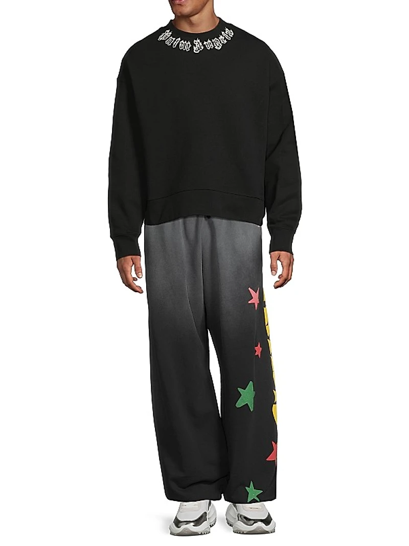 Neck Logo Crewneck Sweatshirt