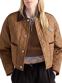 Light Re-Nylon Cropped Jacket