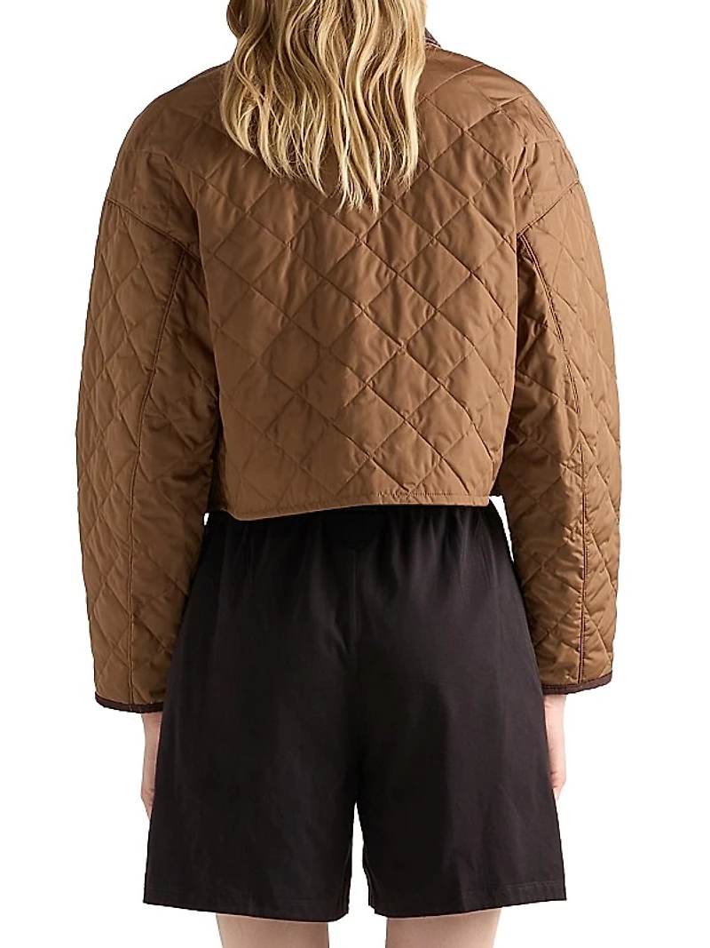 Light Re-Nylon Cropped Jacket