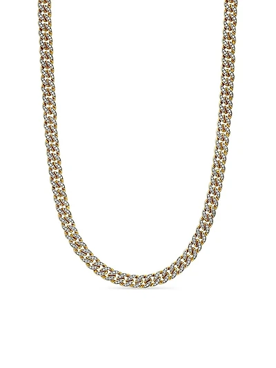 Curb Chain Necklace 18K Yellow Gold