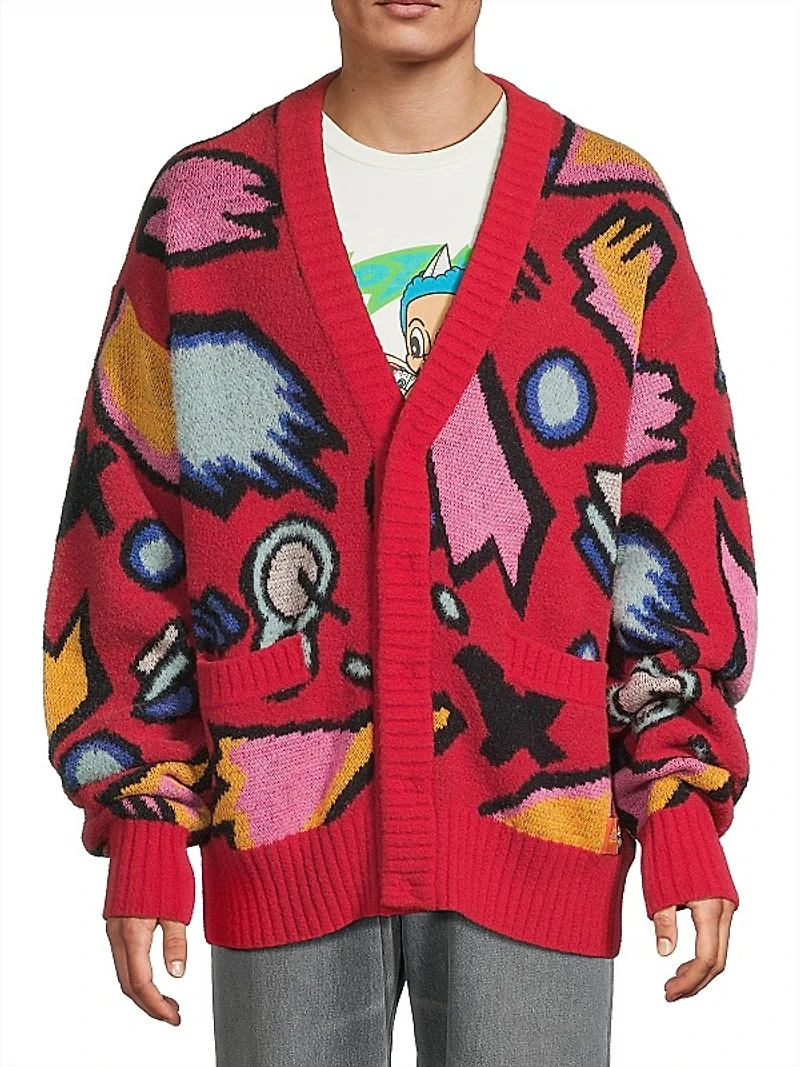 Illusion V-Neck Cardigan