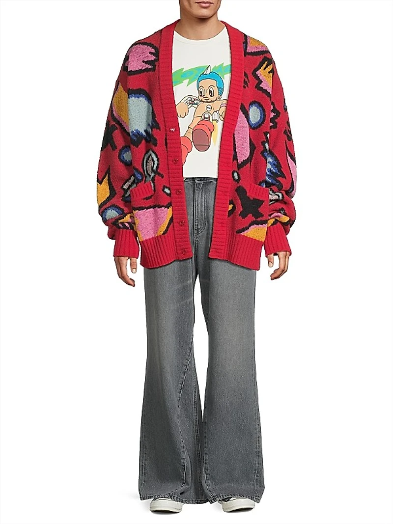 Illusion V-Neck Cardigan