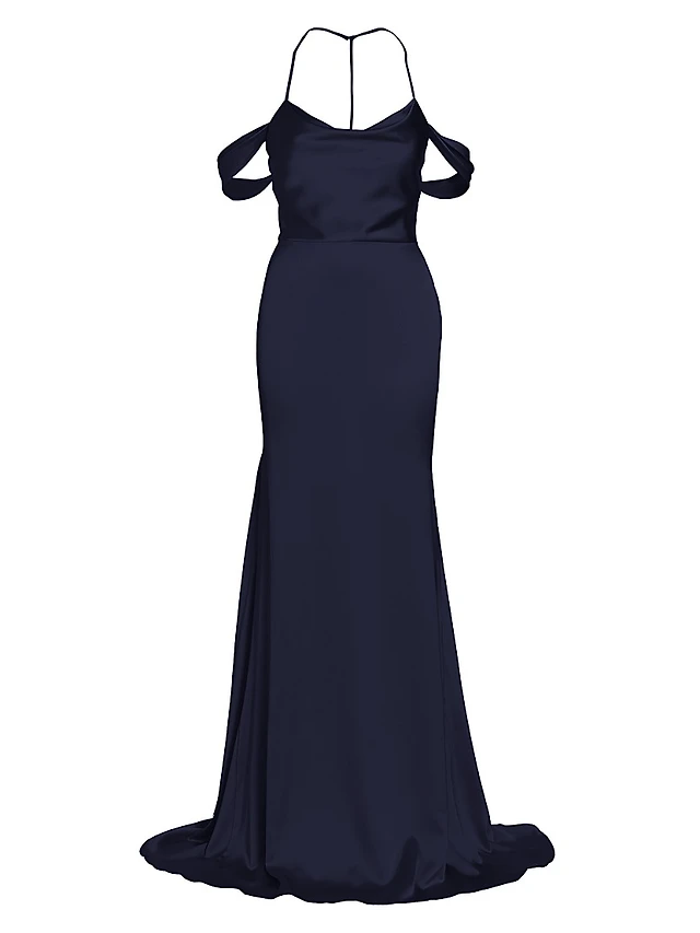 vera wang bridesmaid dresses nordstrom Vera Wang Bride Muriel Satin Halterneck Gown
