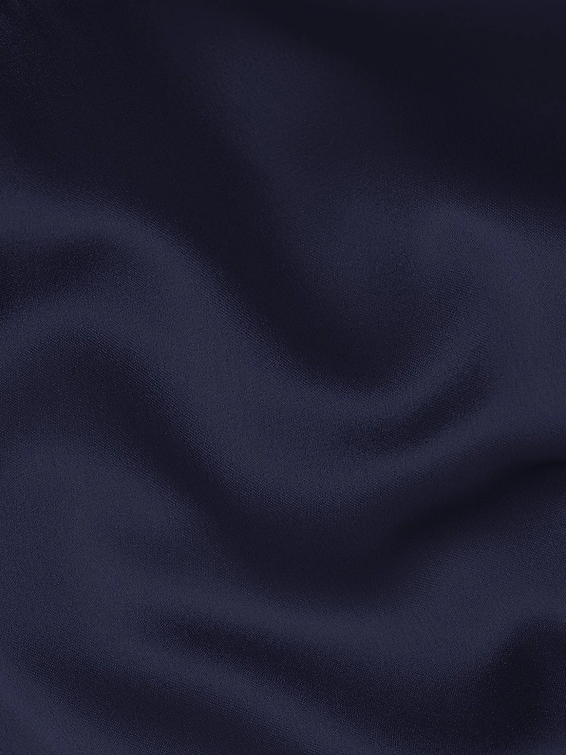 Muriel Satin Halterneck Gown