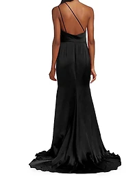 Paulette Satin Mermaid Gown