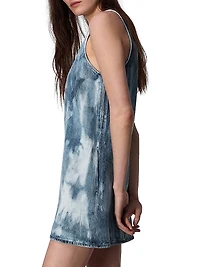 Naia Tie-Dye Denim Minidress