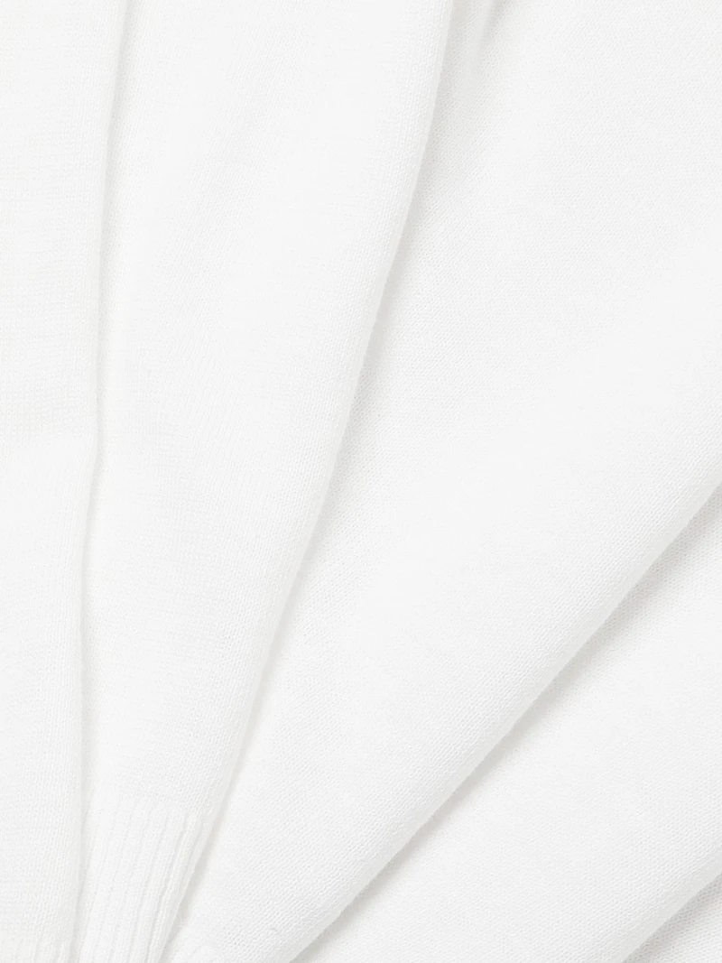 Linen & Cotton-Blend Crewneck Sweatshirt