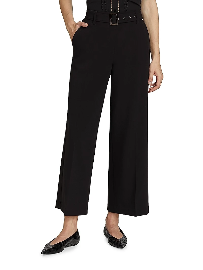 The Carla Belted Culotte Pants