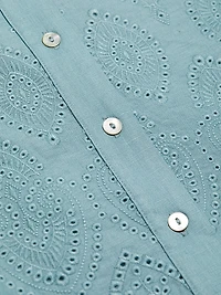 Lesley Linen Eyelet Shirt