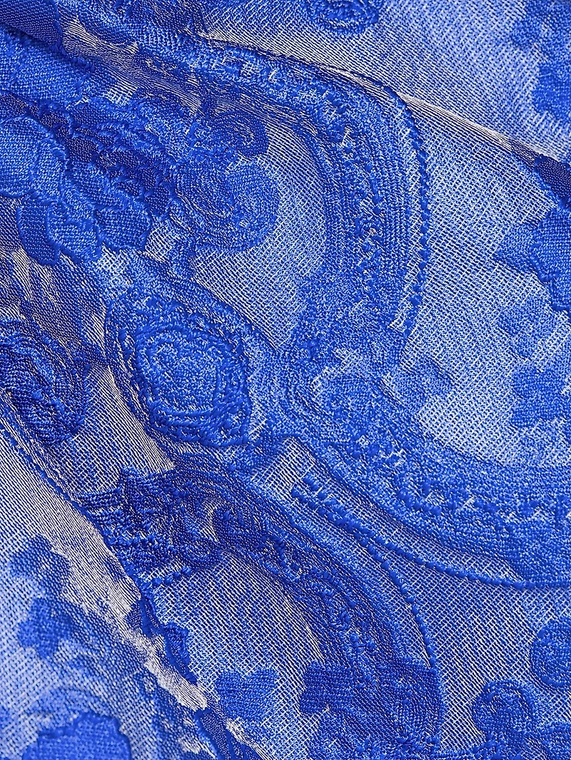 Terry Floral Sleeveless Maxi Dress