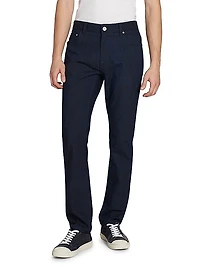 Roma Five-Pocket Straight-Leg Jeans