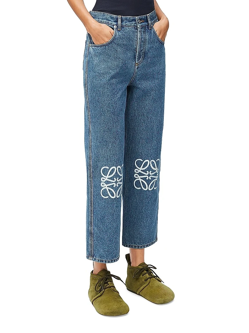 Anagram Cropped Jeans