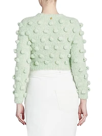 Cropped Pom-Pom Sweater