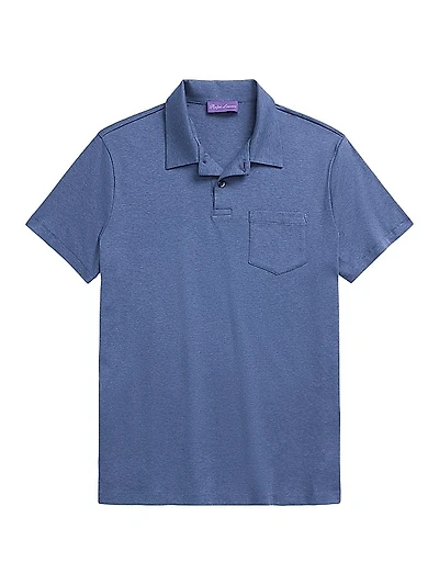 Interlock Cotton Polo T-Shirt