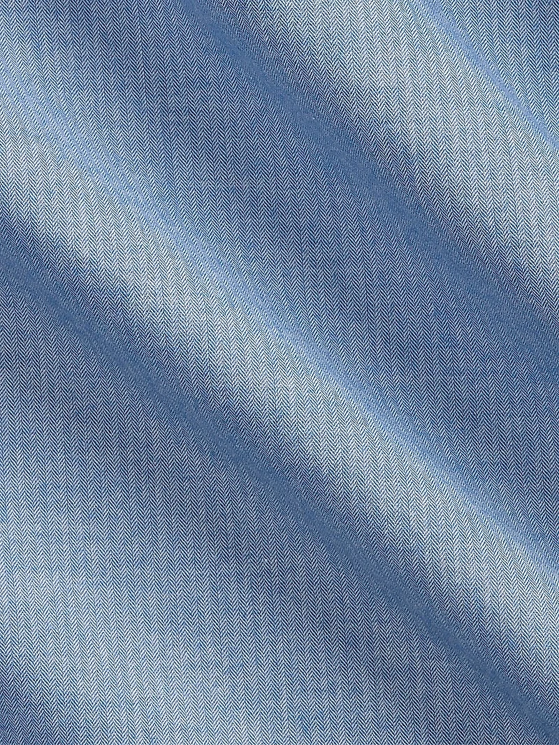 Herringbone Cotton Button-Front Shirt