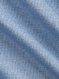 Herringbone Cotton Button-Front Shirt