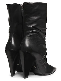 Lynn 110MM Leather Ankle Boots