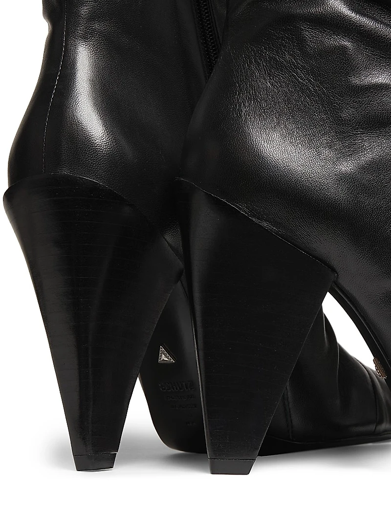 Lynn 110MM Leather Ankle Boots