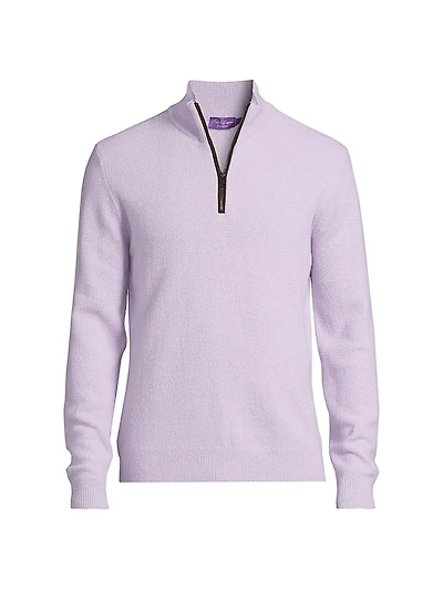 Cashmere Half-Zip Sweater
