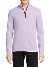 Cashmere Half-Zip Sweater