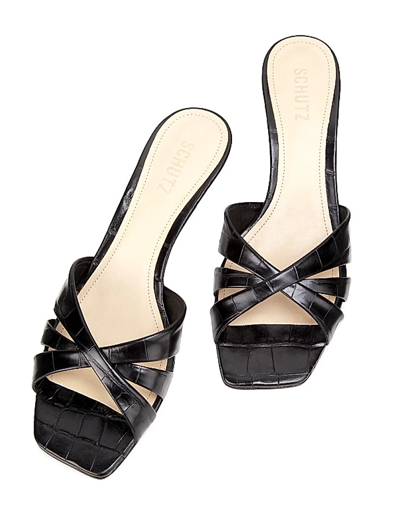 Keefa 55MM Leather Sandals