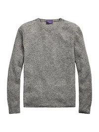 Cashmere-Silk Long-Sleeve Sweater