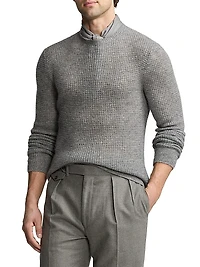 Cashmere-Silk Long-Sleeve Sweater