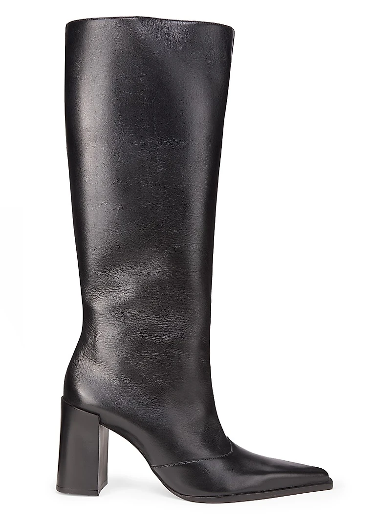 Raffaela 90MM Leather Knee-High Boots