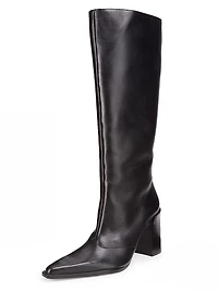 Raffaela 90MM Leather Knee-High Boots