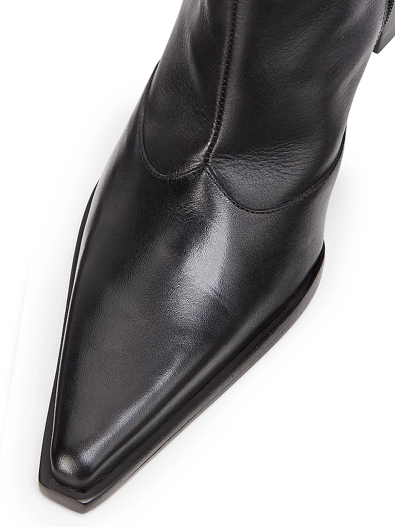 Raffaela 90MM Leather Knee-High Boots