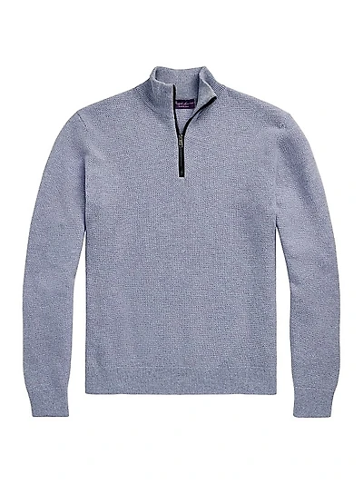 Cashmere Half-Zip Sweater