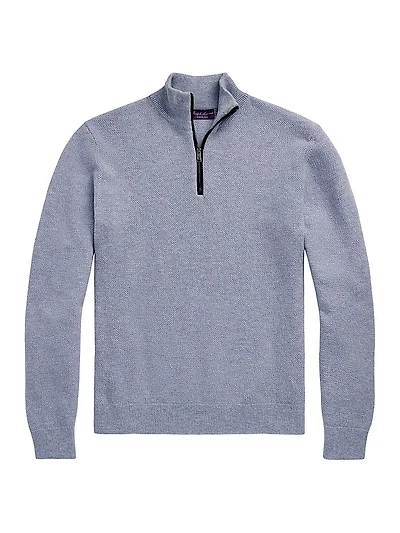 Cashmere Half-Zip Sweater