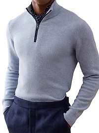 Cashmere Half-Zip Sweater