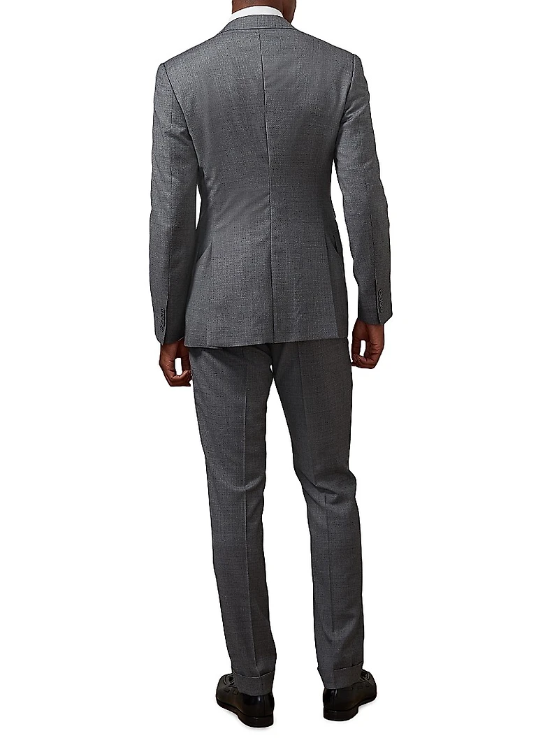 Gregory Wool Single-Breasted Suit