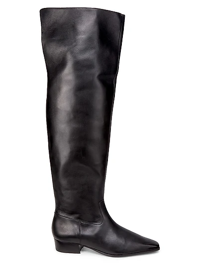 Helena Over-The-Knee Leather Boots