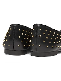 Arissa Studded Leather Ballet Flats