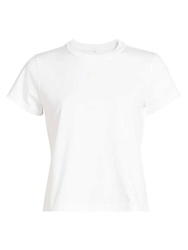 Logo Cotton Crewneck T-Shirt