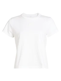 Logo Cotton Crewneck T-Shirt