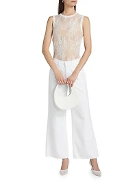 Brax Lace Sheer Tank Top