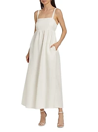 Jessamy Empire-Waist Midi-Dress