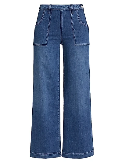 Francoise Wide-Leg High-Rise Jeans
