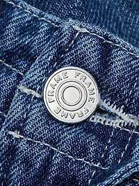 Super Drape Drawstring Wide-Leg Jeans